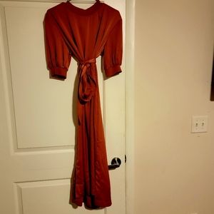 Orange TeeShirt Dress